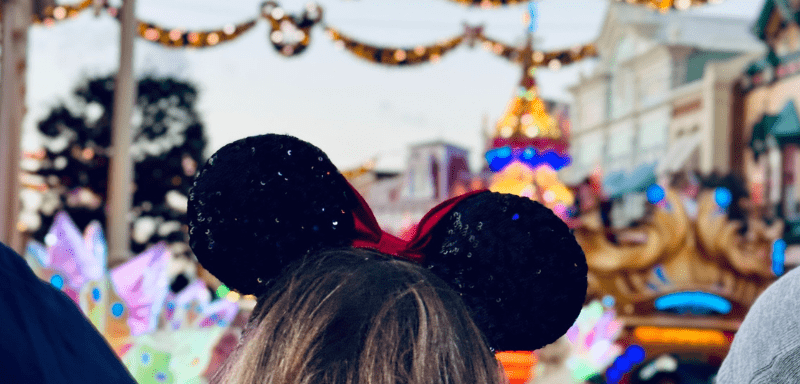 Mickey Mouse ears.